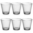 Set da 6 bicchieri bassi "Benit'Eau" 250 ml, Trasparente Trasparente