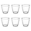 Set di 6 bicchieri bassi "Rome'Eau" 250 ml, Trasparente Trasparente