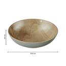 Piatto fondo "Bois Mood" D.20,8 cm, Marrone Marrone