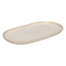 Piatto "Terra Sconosciuta" 31x17,5 cm Beige