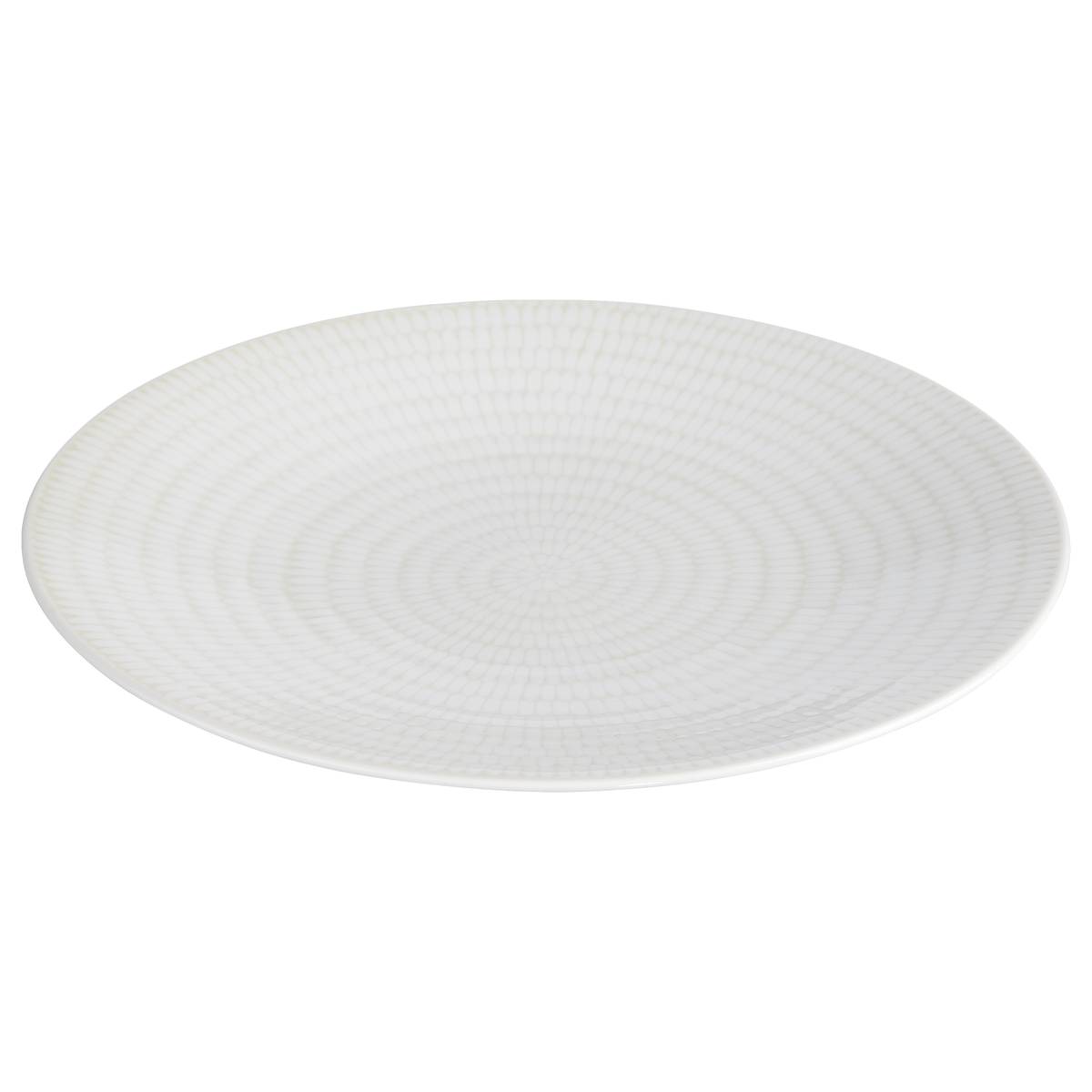 Piatto da dessert "Rice" D.20,6 cm, Bianco Bianco