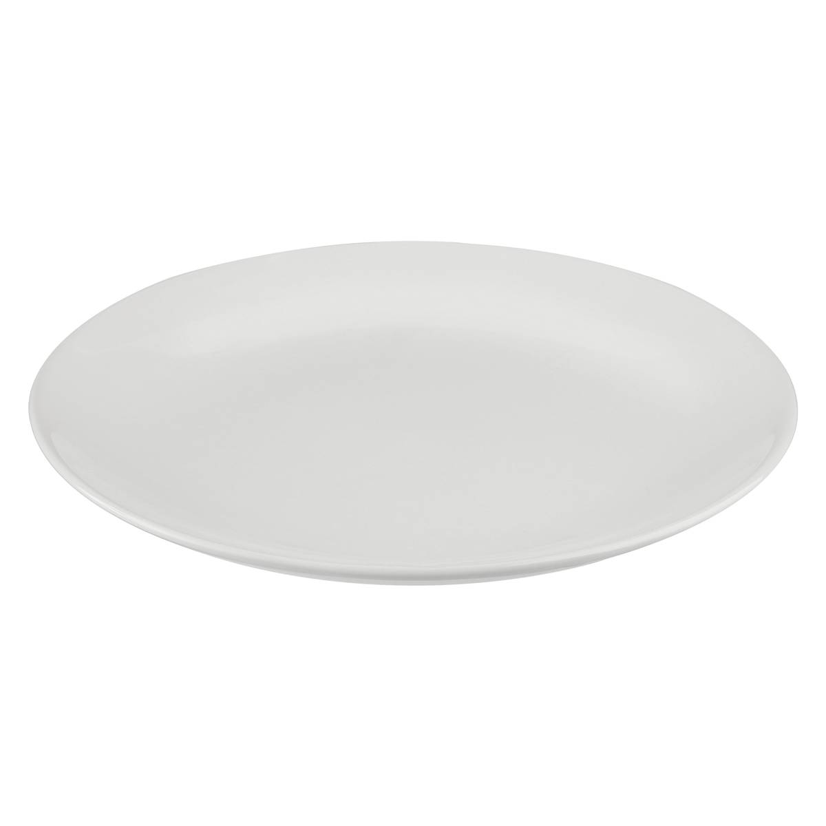 Set di 6 piatti piani "Colorama" D.26,4 cm, Bianco Bianco