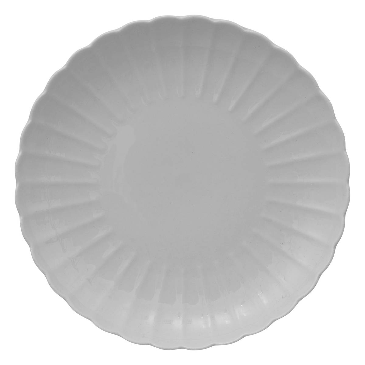 Set da 6 piatti piani "Romy" D.27,1 cm, Bianco Bianco