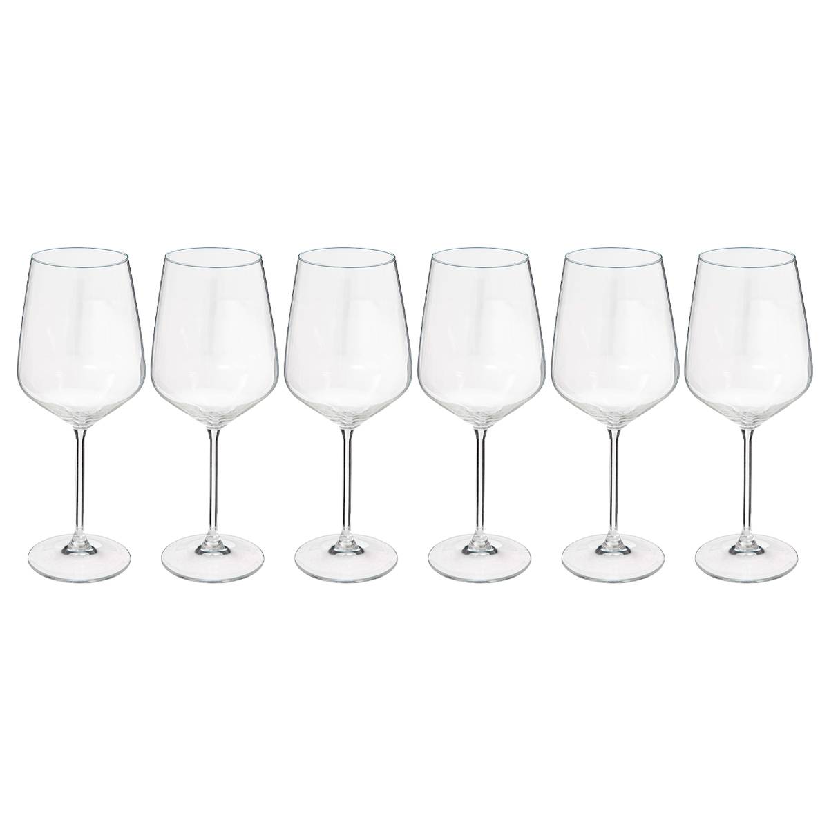 Set di 6 bicchieri da degustazione "Nora" 650 ml, Trasparente Trasparente