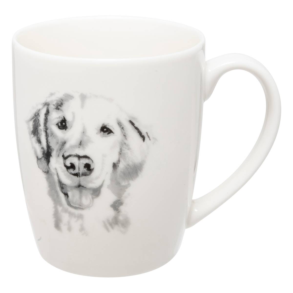 Tazza "Friends" 370 ml, Nero e Bianco Cane