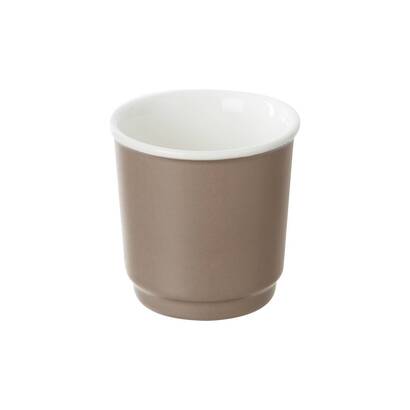 Tazza da espresso "nature" 90 ml, new bone china (porcellana), tortora