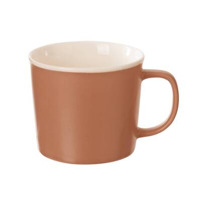Tazza "natura" 380 ml, new bone china (porcellana), terracotta