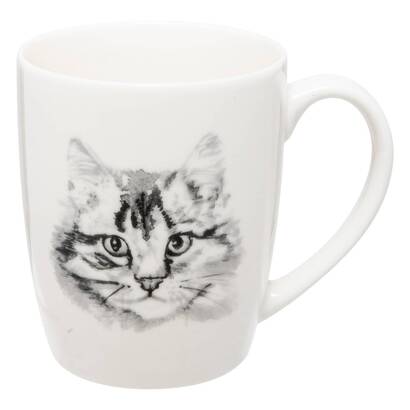 Tazza "friends" 370 ml, nero e bianco