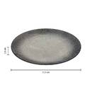Set di 6 piatti piani "Atelier" D.27,5 cm, Grigio Grigio