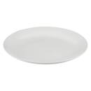 Set di 6 piatti piani "Colorama" D.26,4 cm, Bianco Bianco