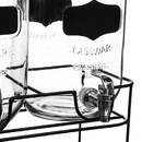 Dispenser doppio "Duo" 4L, Trasparente Trasparente