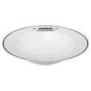 Piatto da pasta "Bistrot" D.27 cm, Bianco Nero / Bianco