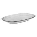 Piatto "Flower" 37x21,5 cm Grigio