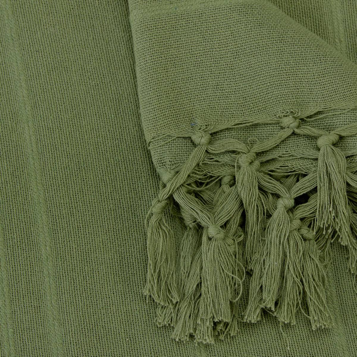Coperta da letto "Anjali" Verde kaki, 250x230 cm Verde cachi