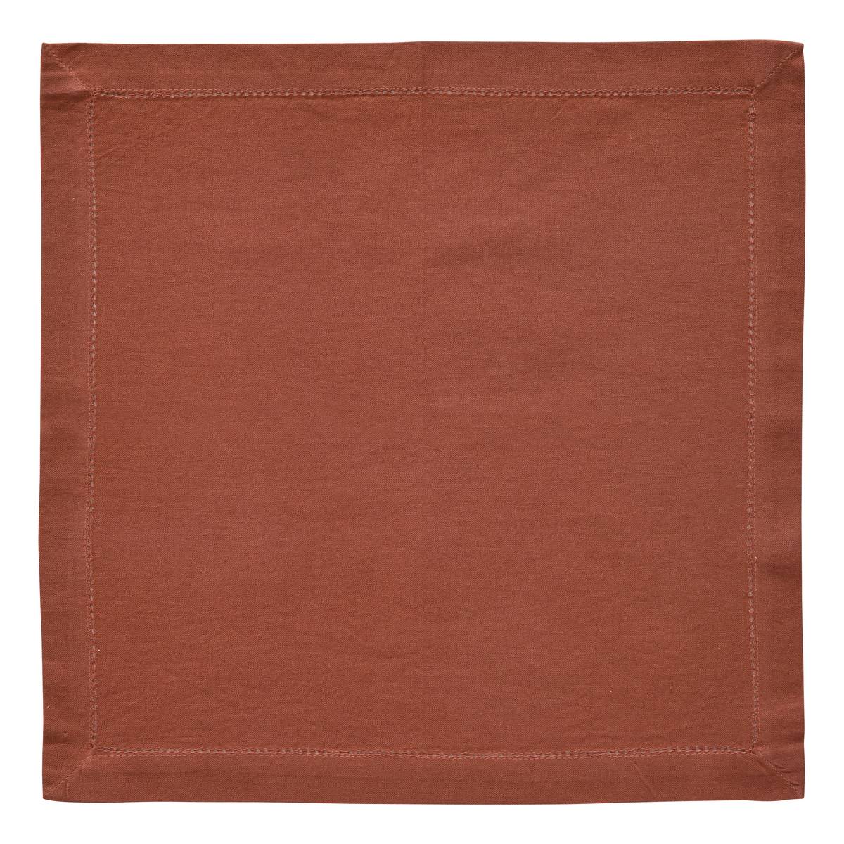 Set di 4 tovaglioli "Jane" Terracotta, 170 g/m2, 40x40 cm Terracotta