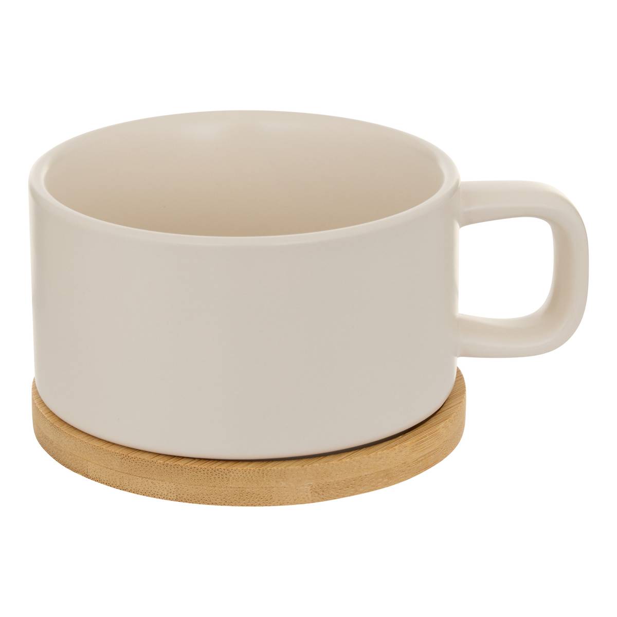 Teiera "Nature" 700 ml, gres (ceramica), Crema Crema