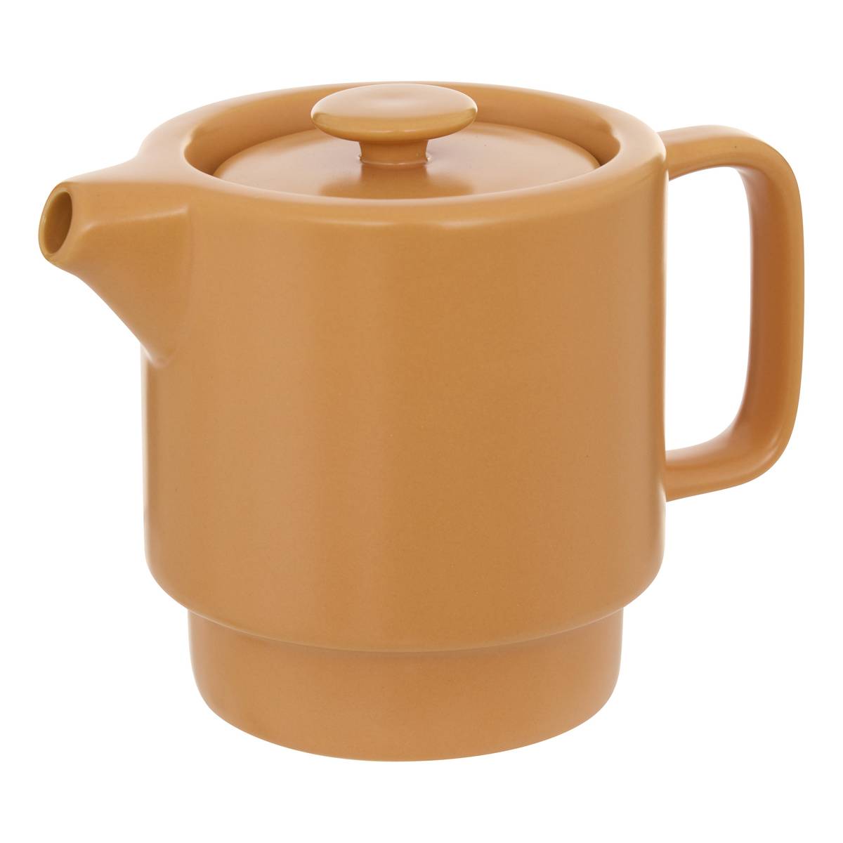 Teiera "Nature" 700 ml, gres (ceramica), ocra Ocra