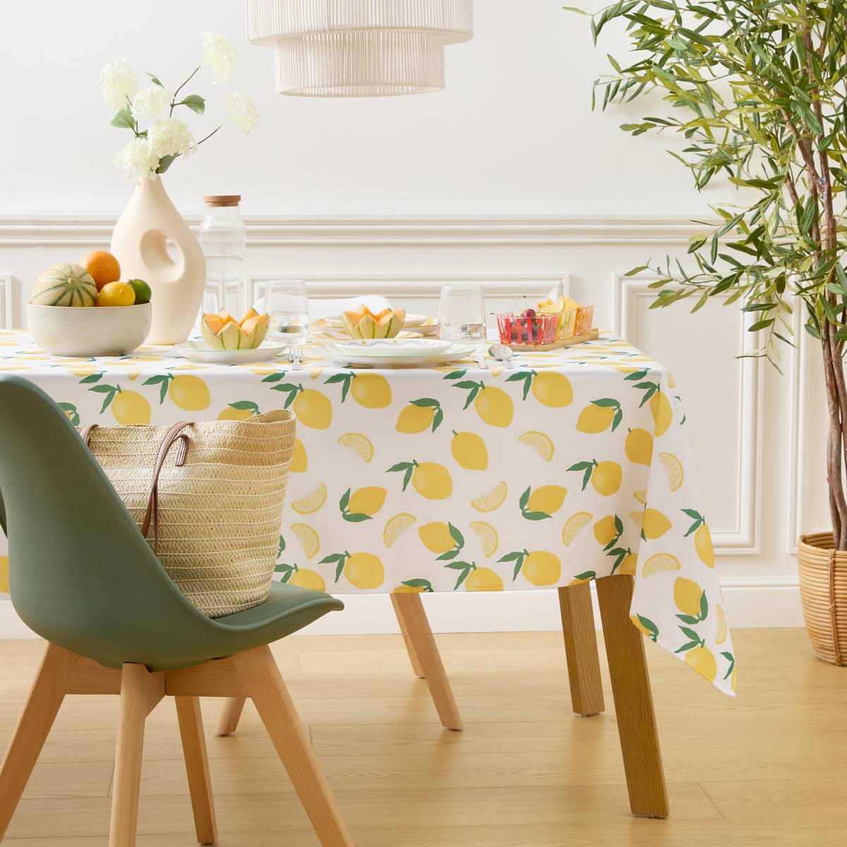 Tovaglia "Fruity" 240x140 cm, Giallo Giallo 2