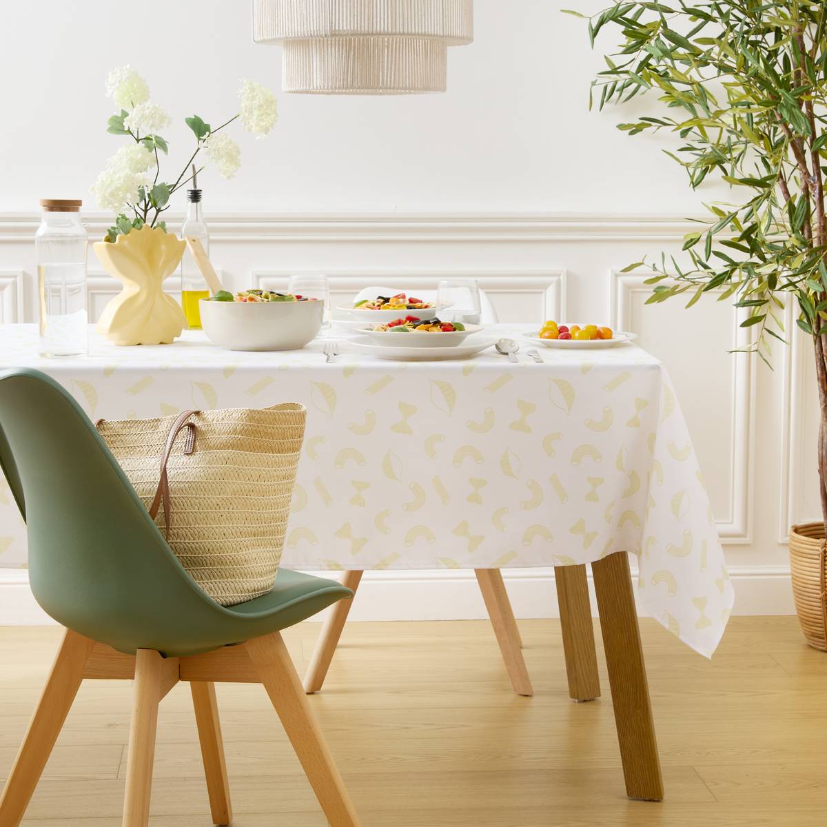 Tovaglia "Della Pasta" 240x140 cm, Bianco Bianco 2