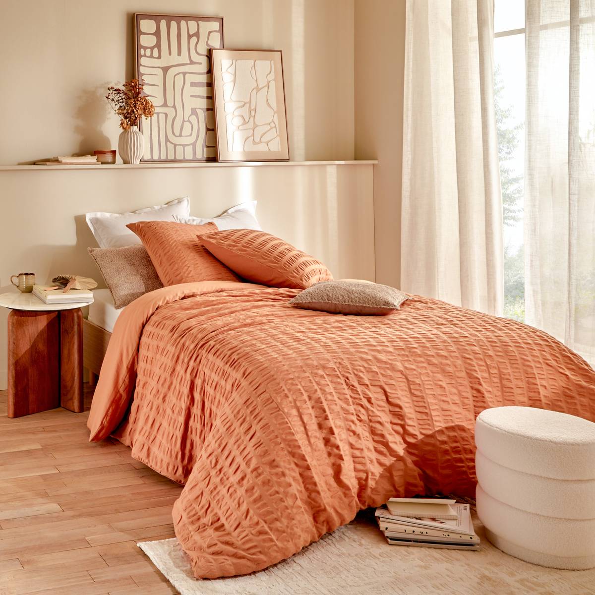 Set da letto "Irhia" Terracotta, 240x220 cm Terracotta
