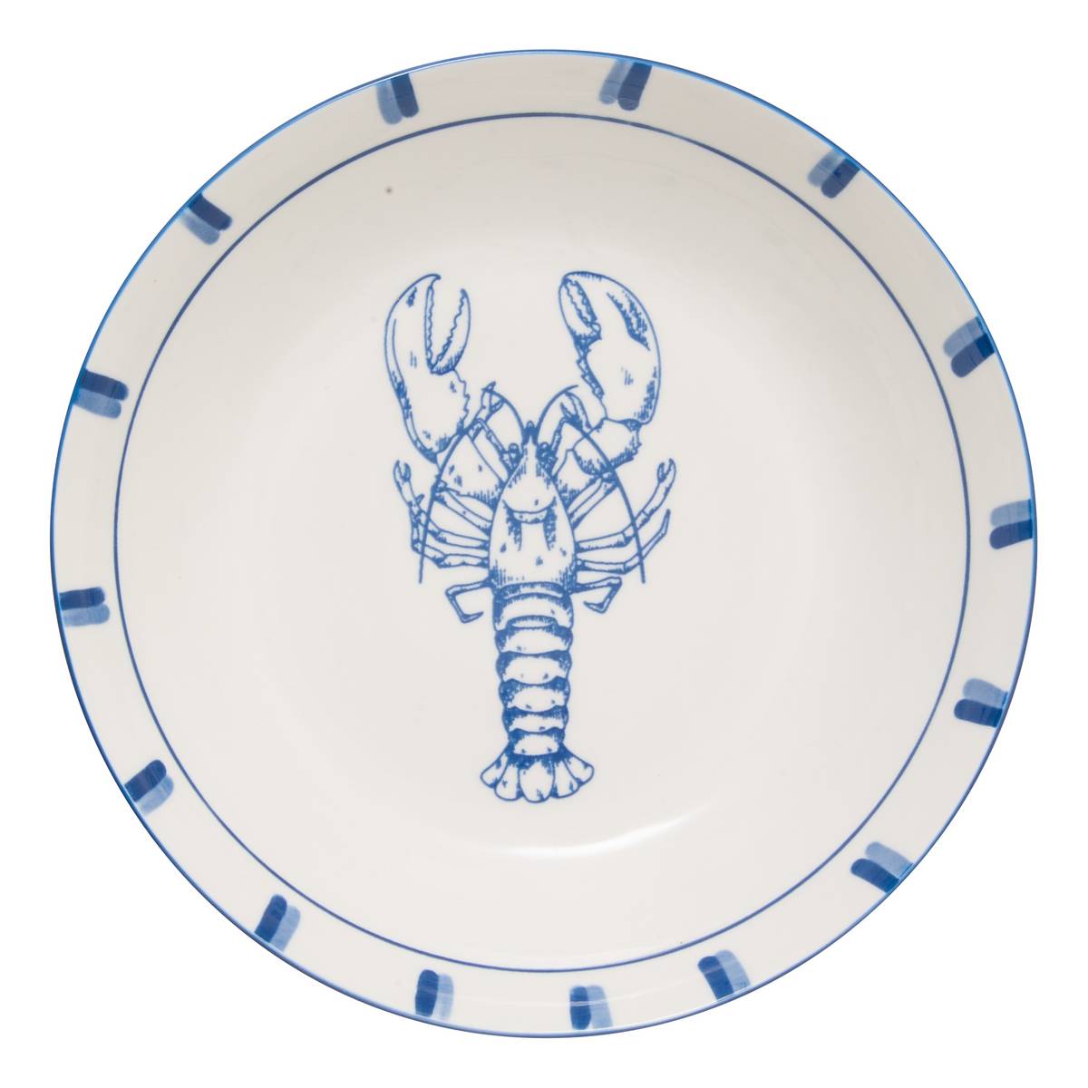 Set da 6 piatti fondi "Oceania" Porcellana, D.20,2 cm Blu