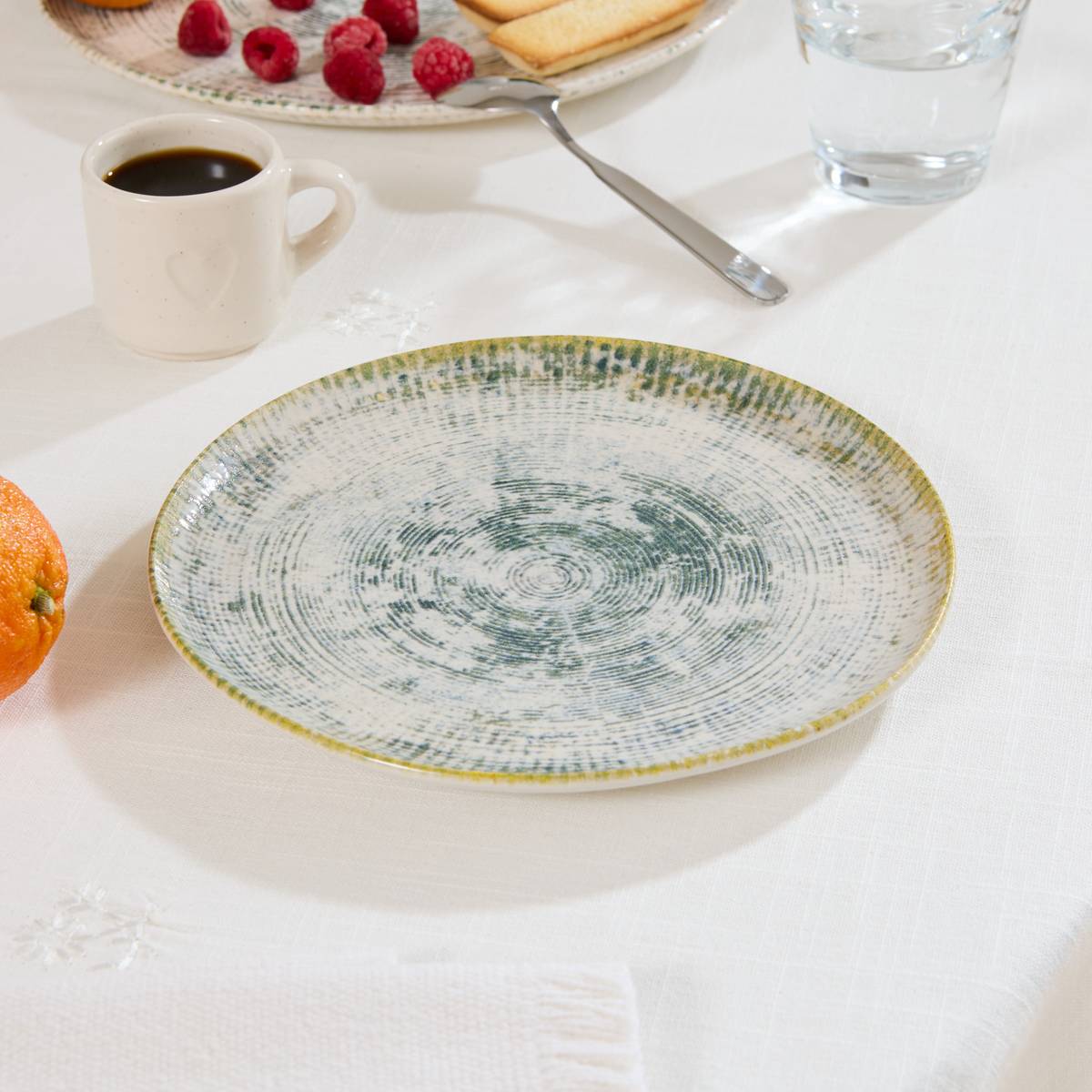 Piatto da dessert "Ariane" Gres (ceramica), D.20 cm Verde