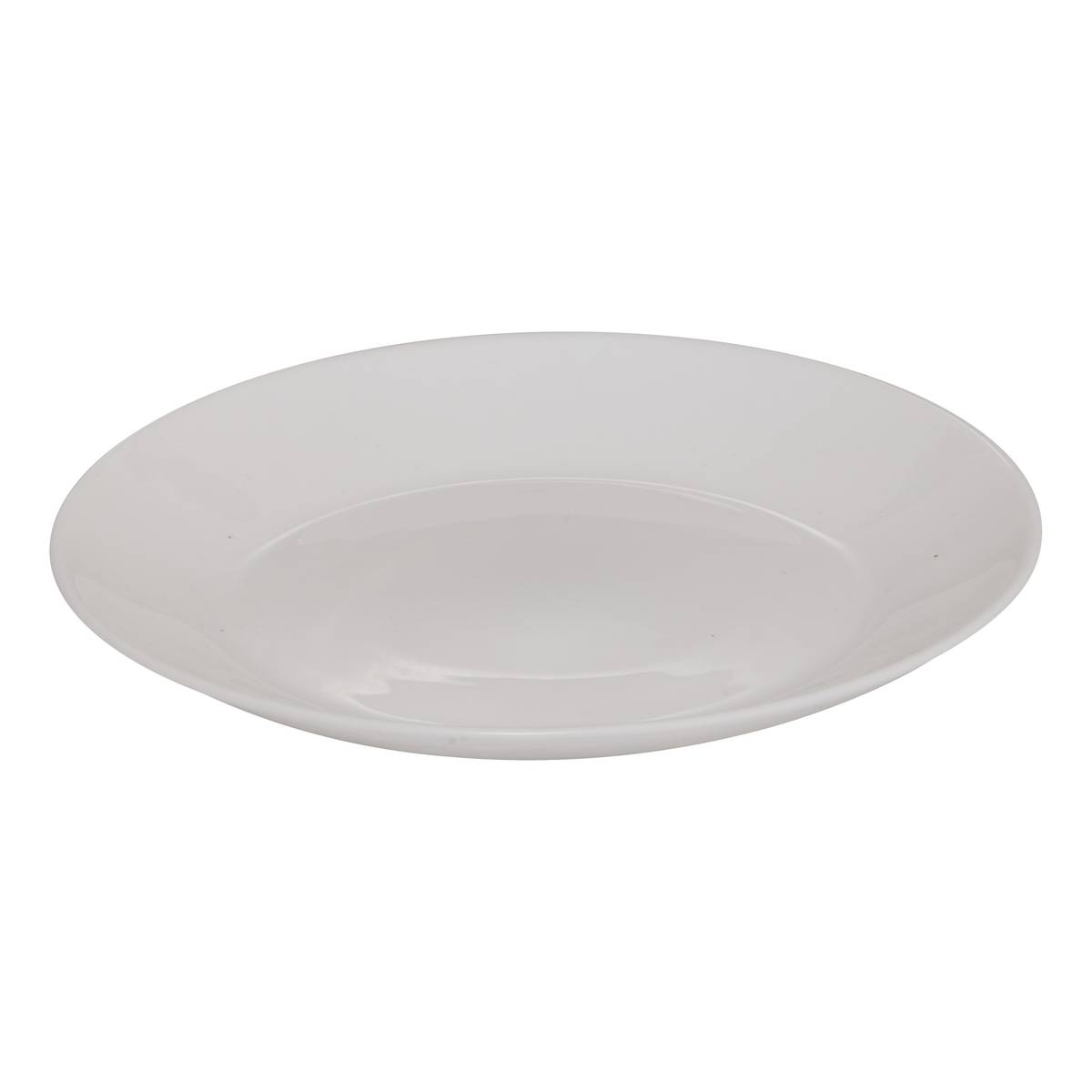 Piatto da dessert "Louise" vetro, D.17,8 cm Bianco