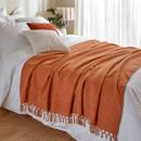 Coperta da letto "Anjali" Terracotta, 220x160 cm Terracotta
