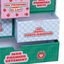 Scatola dei ricordi con 10 cassetti "Mela caramellata" 'Atmosphera x Cha Cha Pop' Multicolore