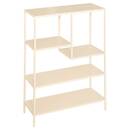Scaffale a 4 livelli "Gota" Beige, 75x30 cm Beige