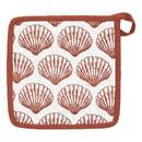 Guanto e presina "Oceania" Terracotta, 20x32 cm Terracotta