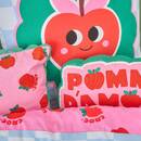 Parure letto reversibile "Mela d'amore" 200x140 cm 'Atmosphera x Cha Cha Pop' Blu