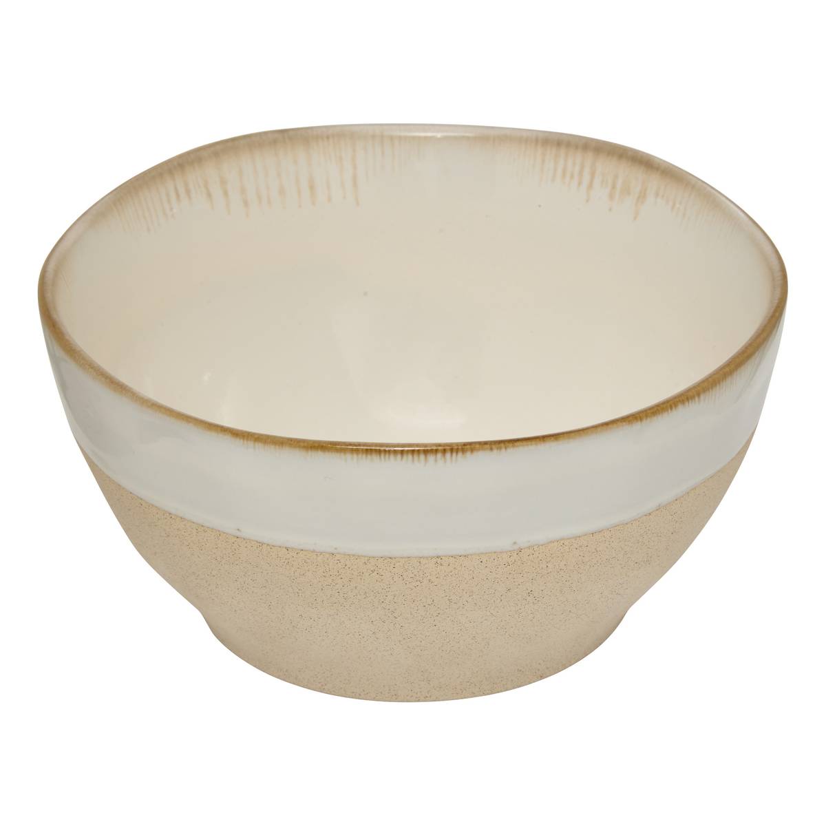 Ciotola "Kate" 720 ml, terracotta, Bianco Bianco