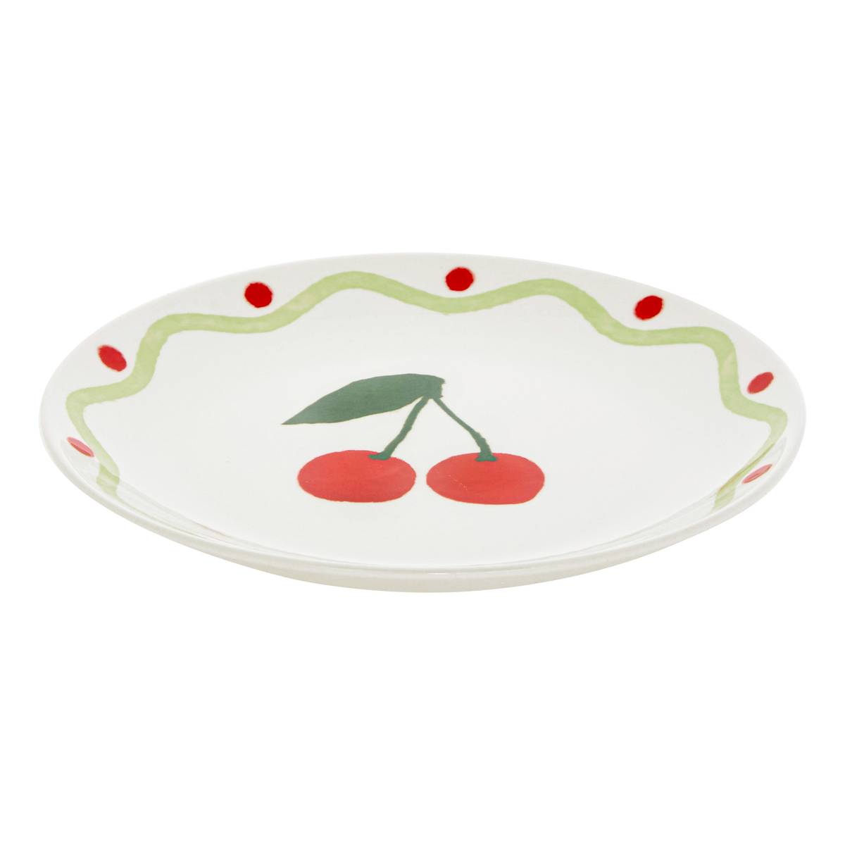 Set di 6 piatti da dessert "Fruity" Porcellana, D.19 cm Multicolore 1