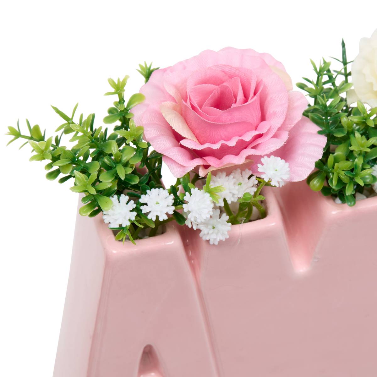 Composizione floreale "Fiore di rosa" 25,9x14 cm couleur_temp