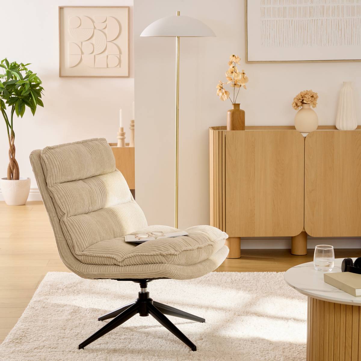 Poltrona "Harper" Beige Beige