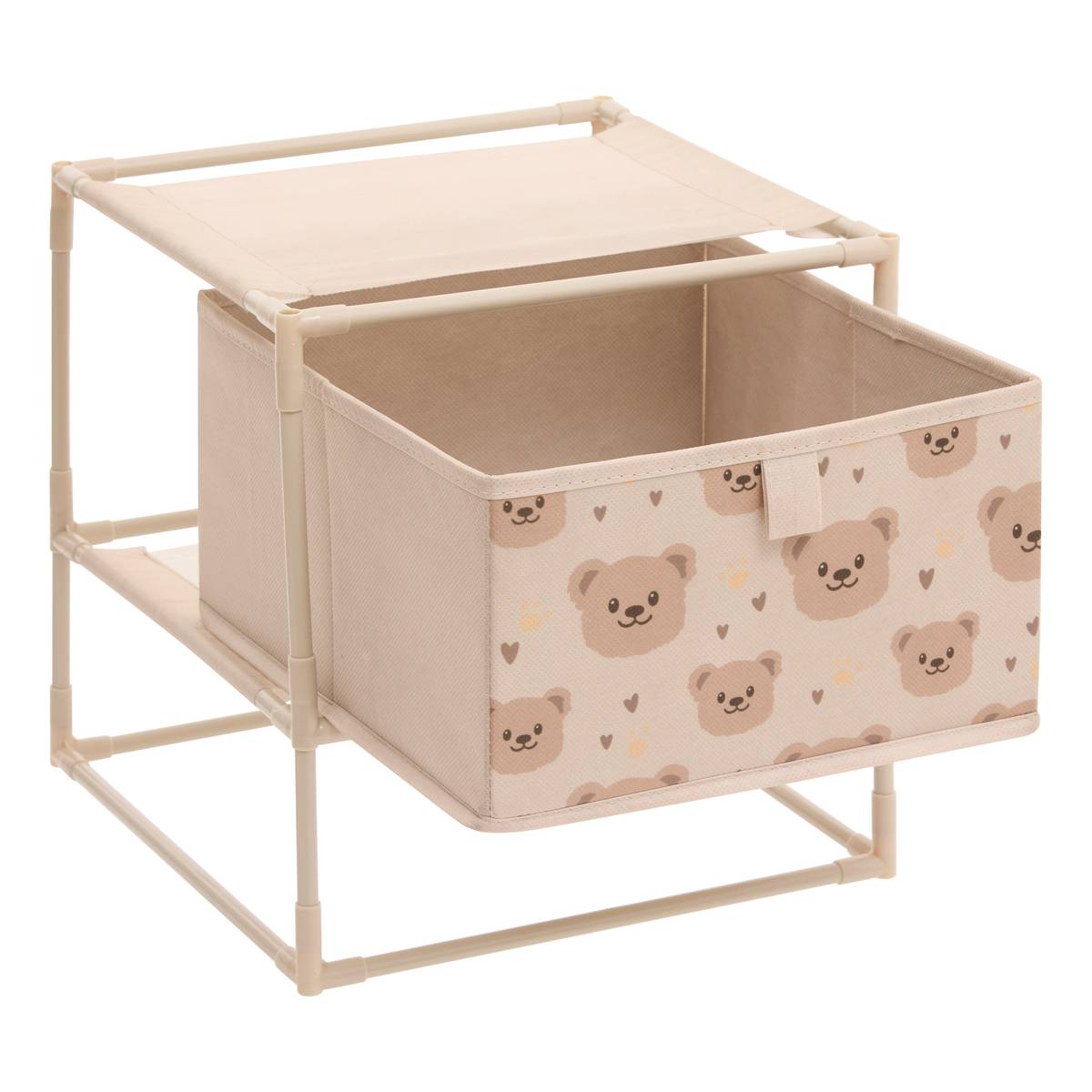Comodino per bambini 1 livello/i "Tissa" Beige, 30,5x30,5 cm Beige