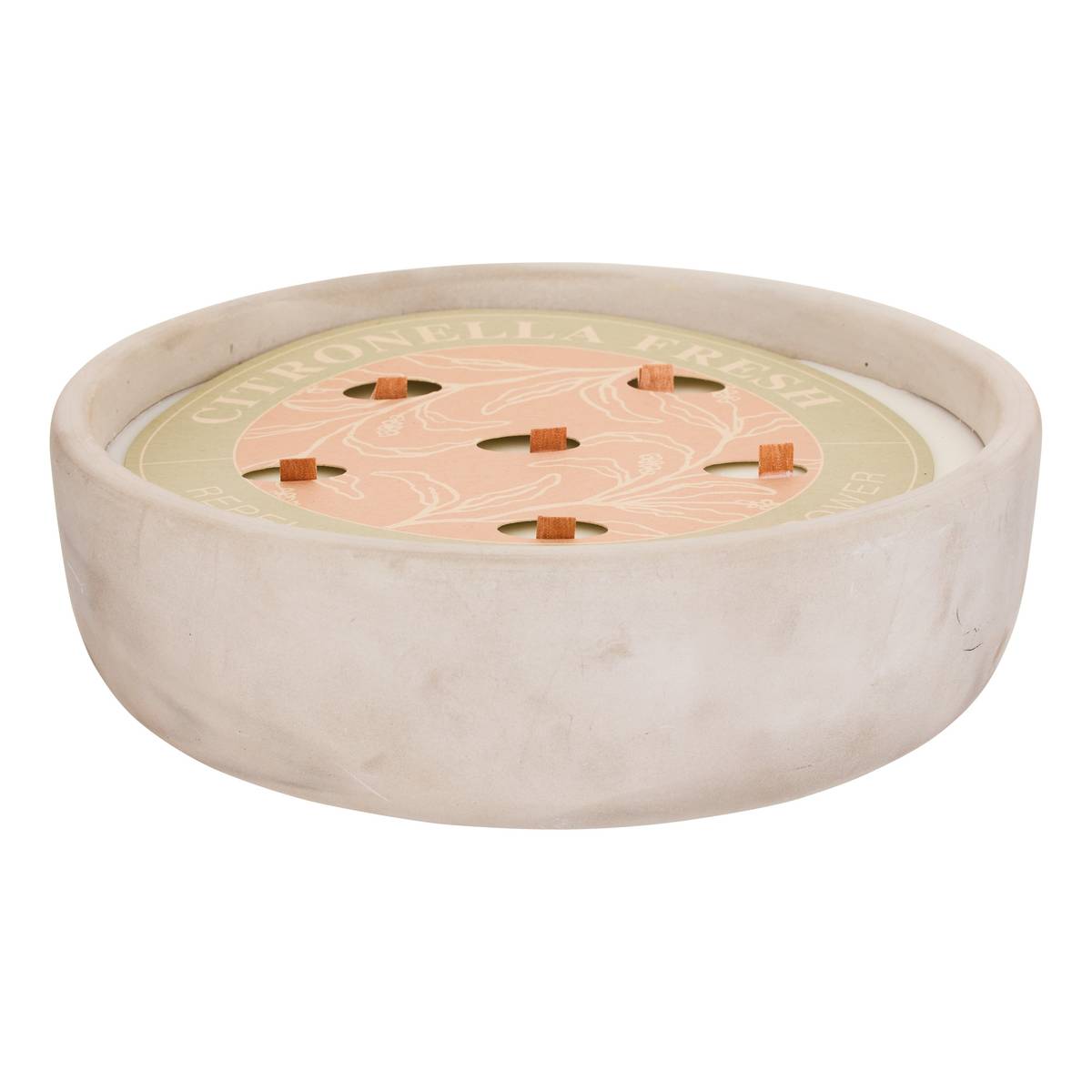 Candela profumata "Sao" Profumo fruttato, Citronella, 1100g Citronella