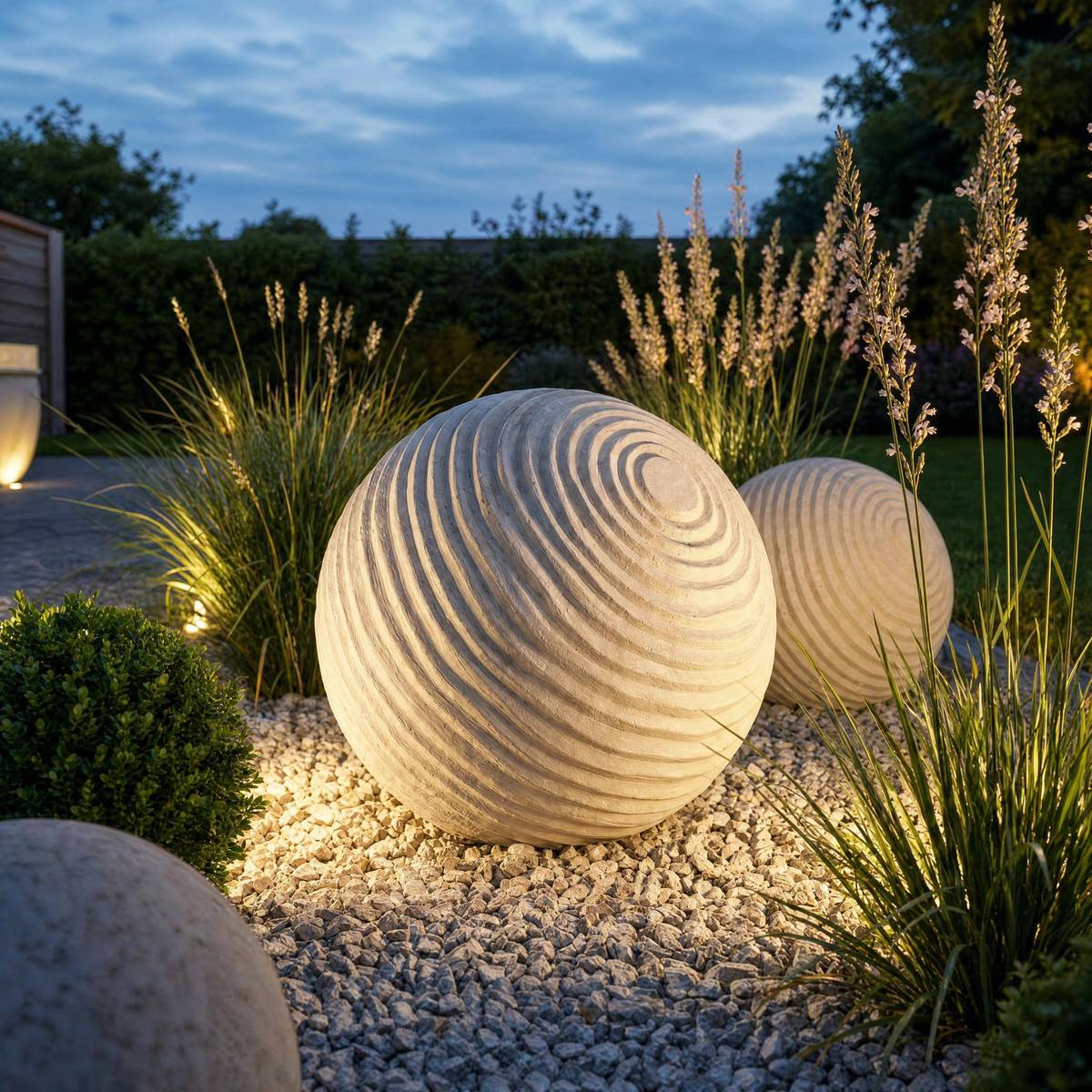 Oggetto decorativo "Bili" Bianco, H.40,5 cm Bianco