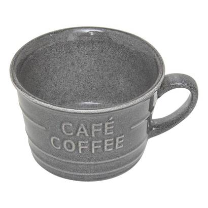 Tazza "cafe" 260 ml, terracotta, blu grigio