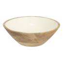Insalatiera "Inaya" Legno di mango, D. 30 cm Bianco caldo