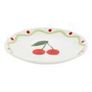 Set di 6 piatti da dessert "Fruity" Porcellana, D.19 cm Multicolore 1