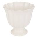 Copri vaso "Fiore di rosa" Bianco, H.25,3 cm Bianco