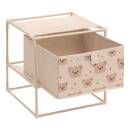 Comodino per bambini 1 livello/i "Tissa" Beige, 30,5x30,5 cm Beige