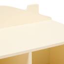 Libreria per bambini 2 ante 2 livelli "Bouli" Beige, 94,5x60 cm Beige