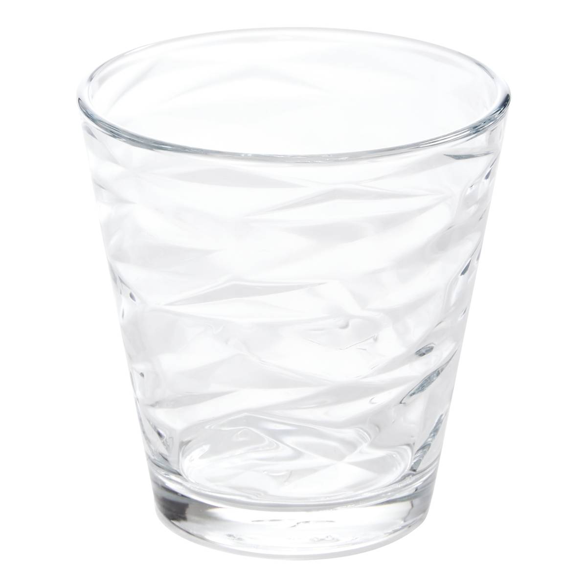 Set di 6 bicchieri bassi "Pedr'Eau" 250 ml, vetro, Trasparente Trasparente