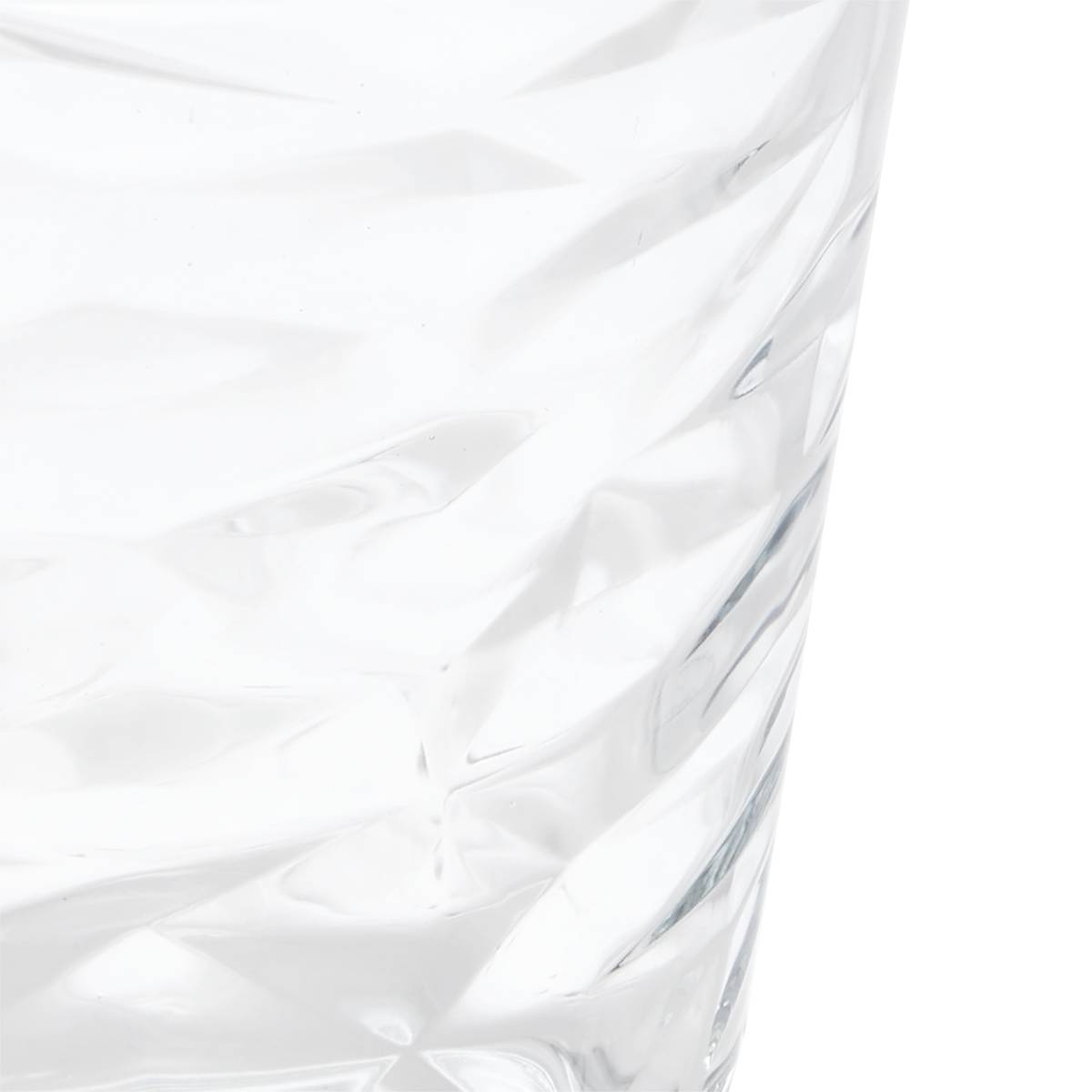 Set di 6 bicchieri bassi "Pedr'Eau" 250 ml, vetro, Trasparente Trasparente