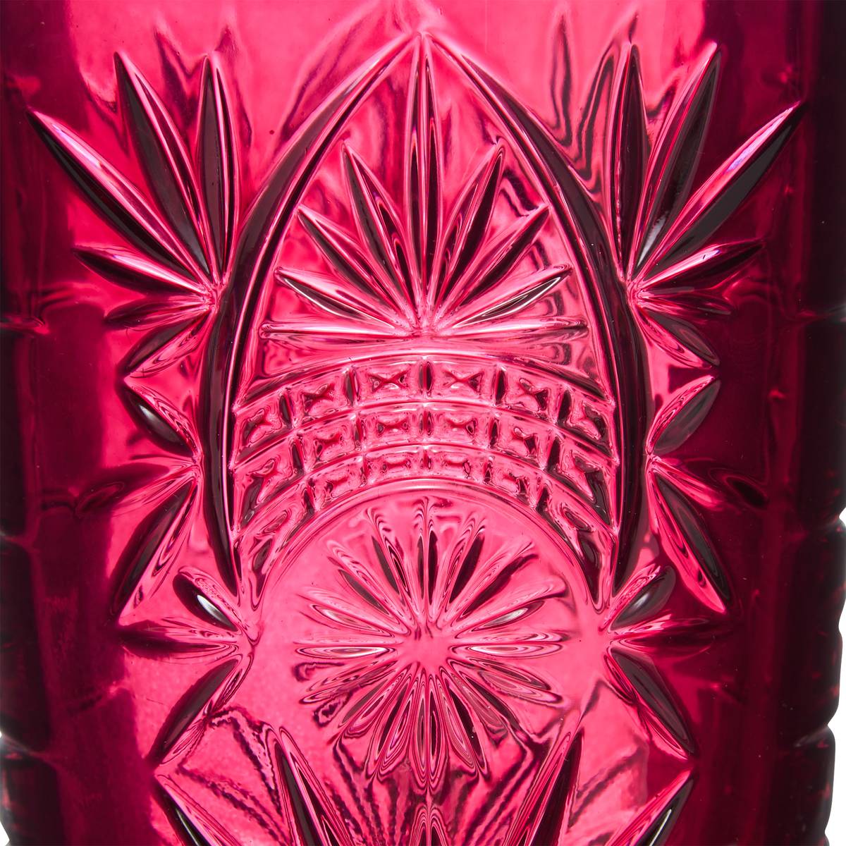 Set di 4 bicchieri bassi  "Ayla" 350 ml, vetro, Rosa Rosa