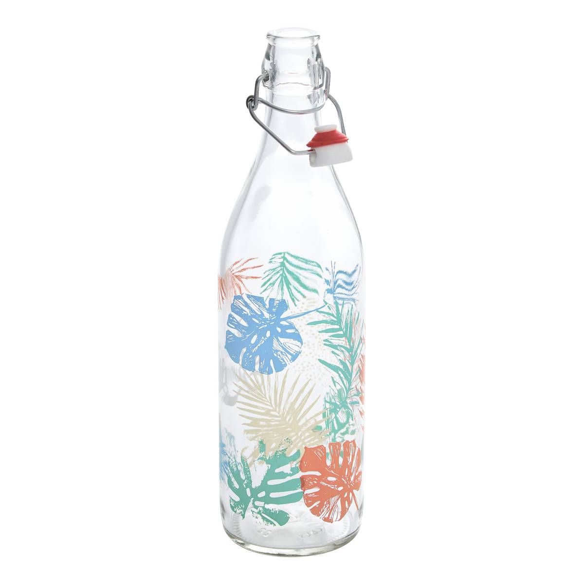 Bottiglia "Hello Summer" Vetro, Multicolore Multicolore 2