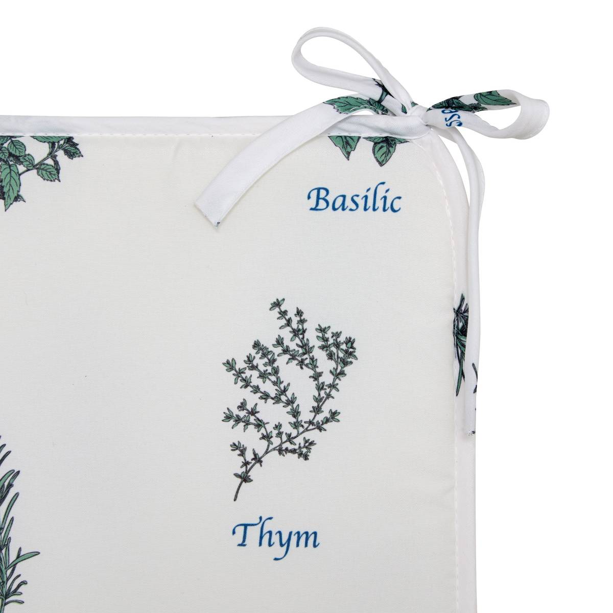 Cuscino per sedia "Garrigue" Bianco, 39x39 cm Bianco